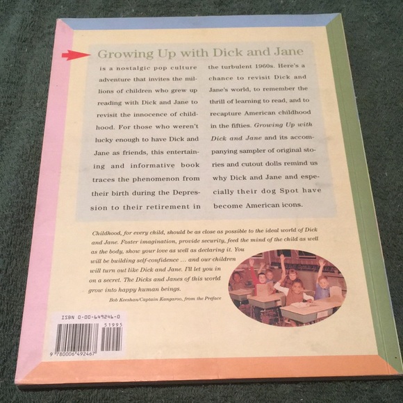 “Growing Up with Dick and Jane” oversized sturdy paperback, vintage 1996 - Picture 2 of 4